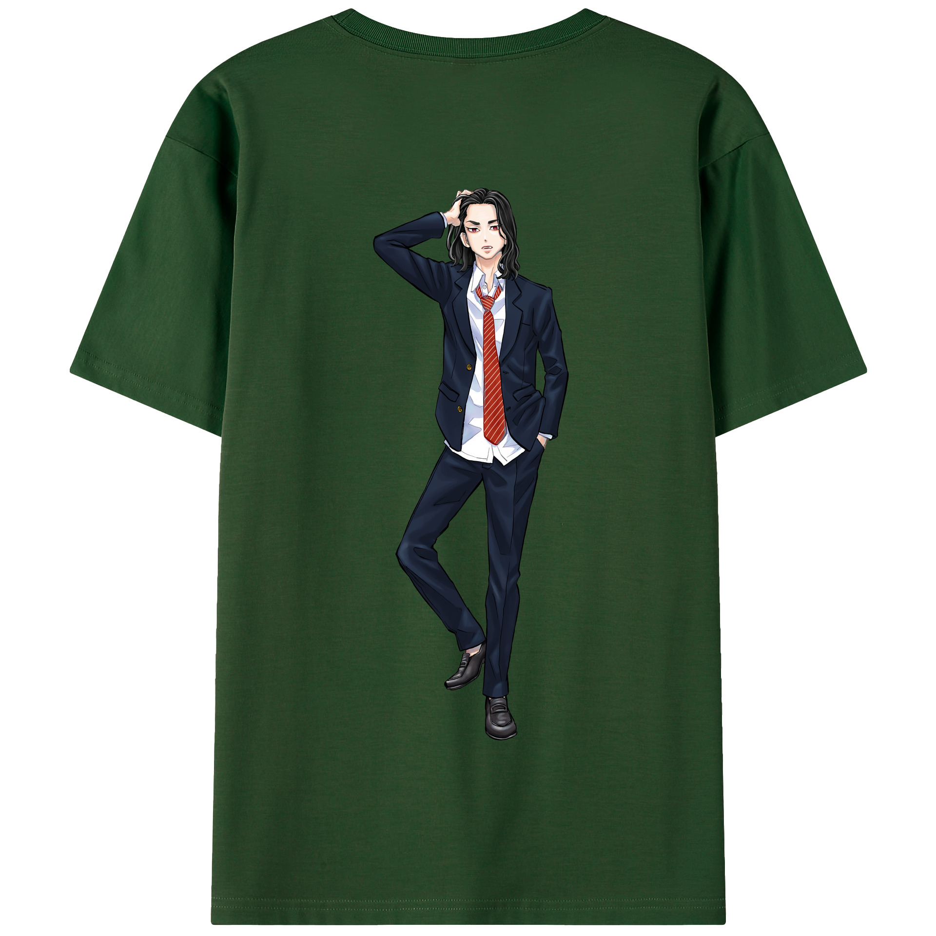 （画像用） 東京リベンジャーズ Tokyo Revengers 綿100％半袖Tシャツ（背面プリント）